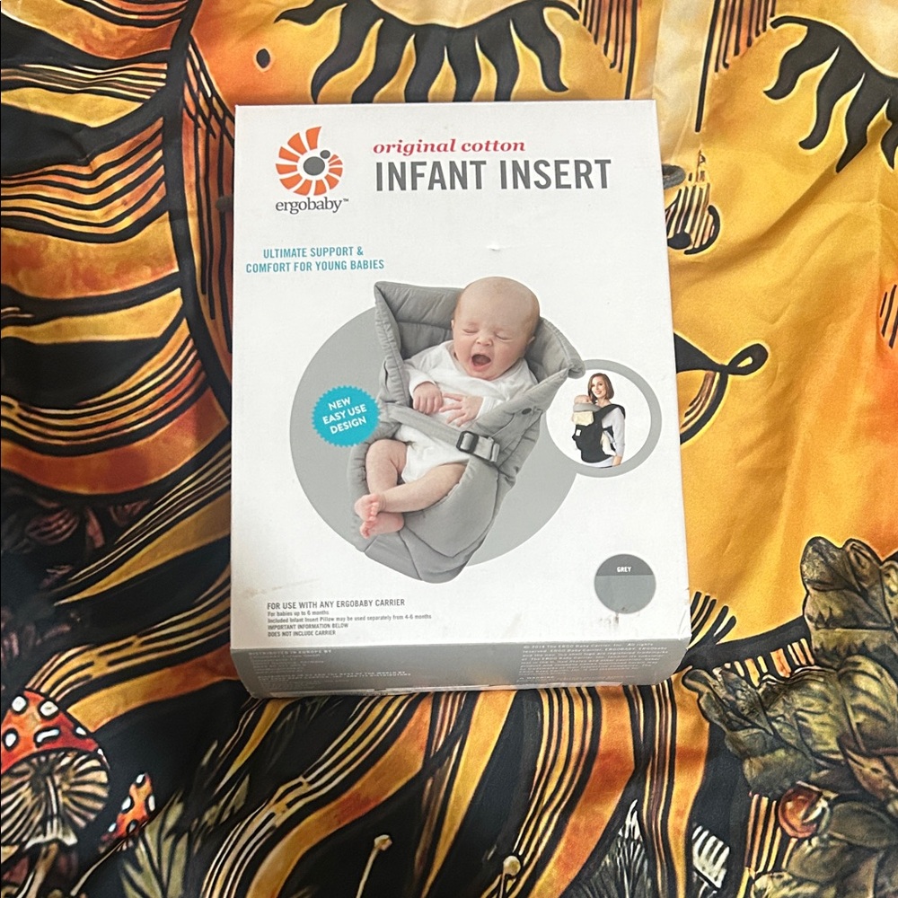 Ergobaby Cotton Infant Insert in Gray